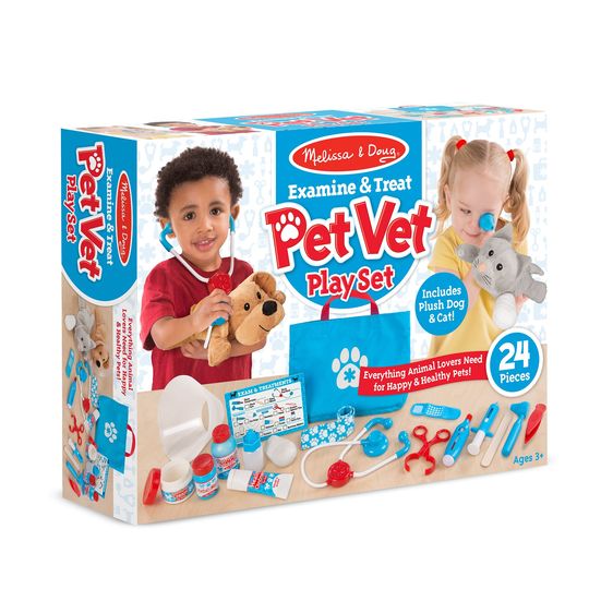 Melissa & Doug  Examine & Treat Pet Vet Play Set 8520