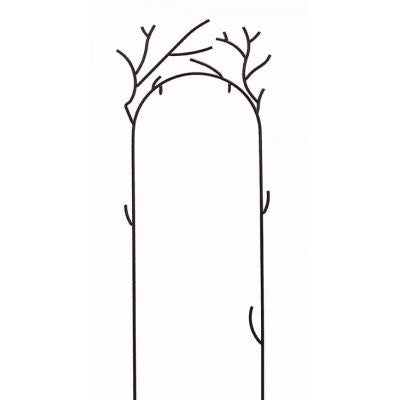 Black Tree Design Post Holder