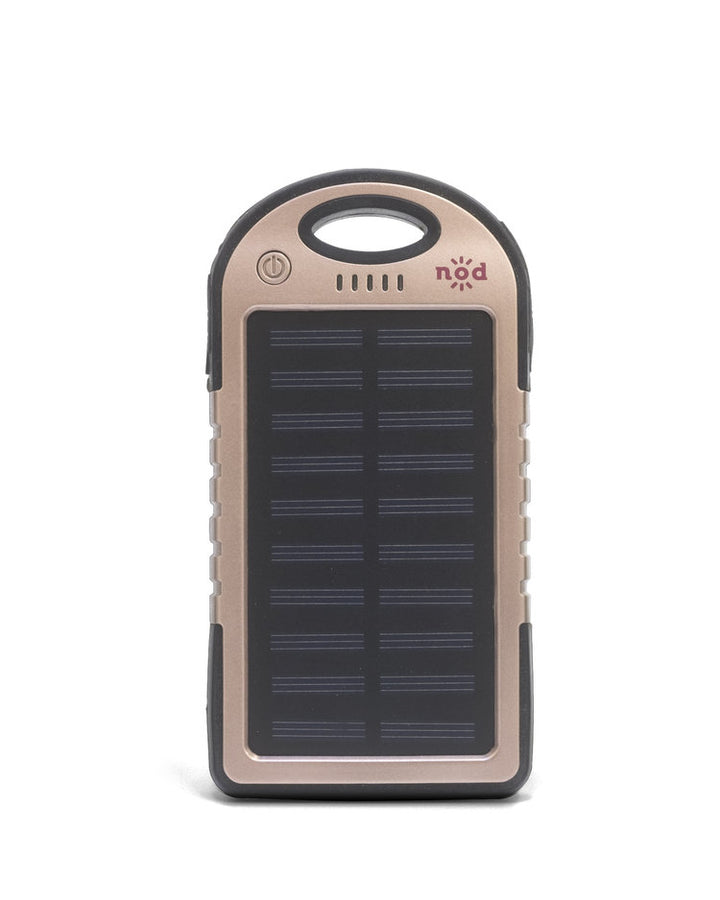 Beam Bank Portable Power Bank & Solar Charger-Rose Gold