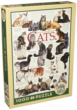 Cobble Hill Cat Quotes 1000pc Puzzle