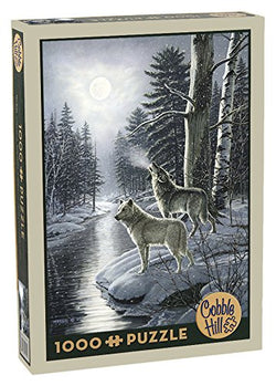 Wolves by the Moonlight 1000 pc Puzzle