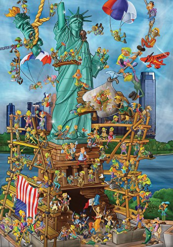 Status of Liberty 1000 pc Cartoon Puzzle