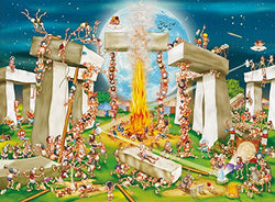 Building Stonehenge Cartoon 1000 pcs Puzzle