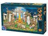 Building Stonehenge Cartoon 1000 pcs Puzzle