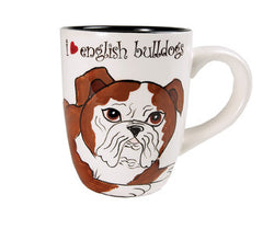 Winston - English Bulldog Dog Mug  4.25