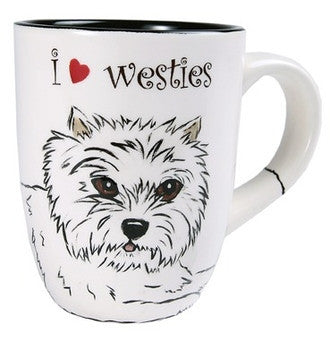 Dee Oh Gie West Highland white Terrier Dog Mug 4.25