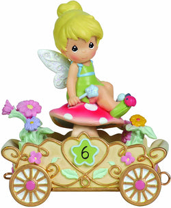 Precious Moments, Disney Showcase Collection,Disney BIrthday Parade, 6 Tinkerbell