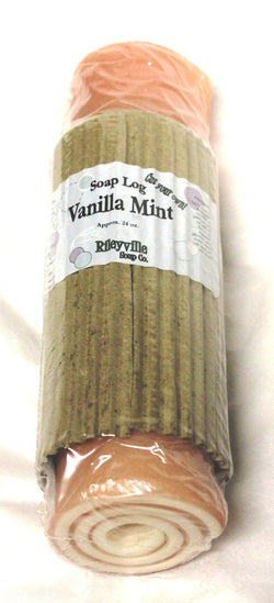 Soap Log 24oz Size- Vanilla Mint