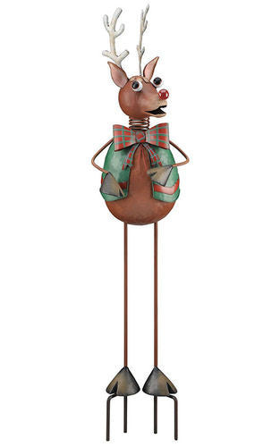 Large Rudolph Garden Stake