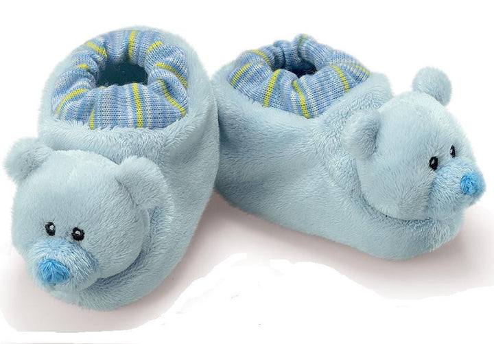My First Teddy Booties- Blue Bear