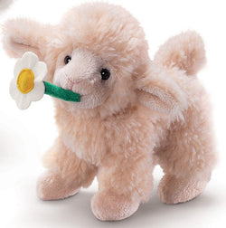Mini Lamb with Flower-White