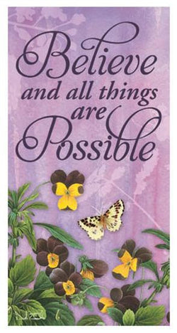 Inspirational Botanical Mini Flag 