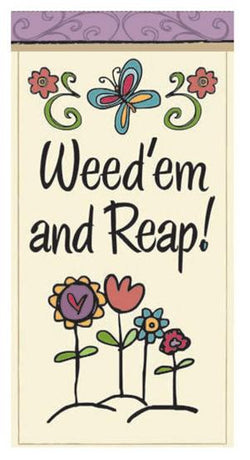 Funny Garden Sayings Mini Flag 