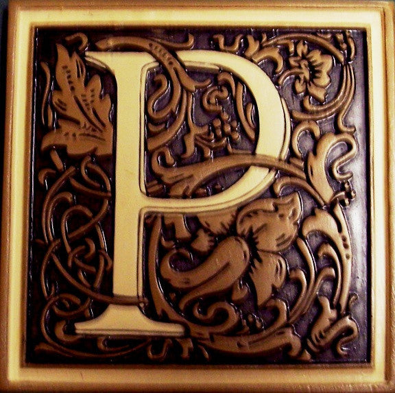 Magnetic Monogram Stepping Stone Plaque-P