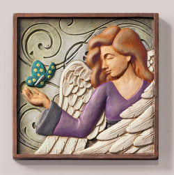 Magnetic Stepping Stone Plaque-Angel