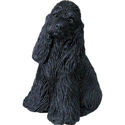 Sandicast Mid Size Statue- Cocker Spaniel, Black