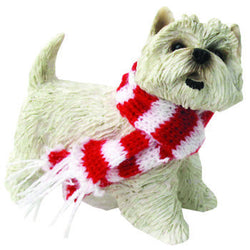 Ornament - West Highland White Terrier with Scarf