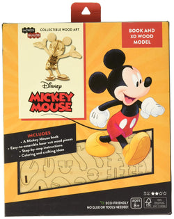 IncrediBuilds Disney Mickey Mouse Book and 3D Wood Model