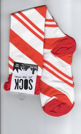 Candy Cane Funky Knee High Socks