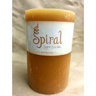 Spiral Light Candle: Butter Mint 4 x 6
