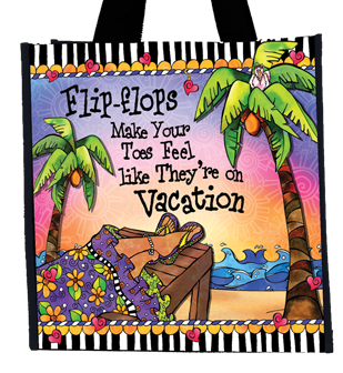 Toes on Vacation Tote Bag