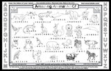 ABC Animals Placemat - Freedom Day Sales