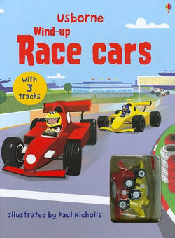 Wind-Up Race Cars (Usborne Wind-Up Books) Hardcover January, 2010