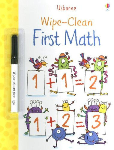 First Math Wipe Clean