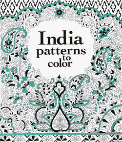 India Patterns to Color Coloring Book