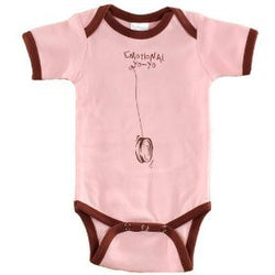 Emotional Yo-Yo Body Suit, White Short Sleeve-XL, 12-18M