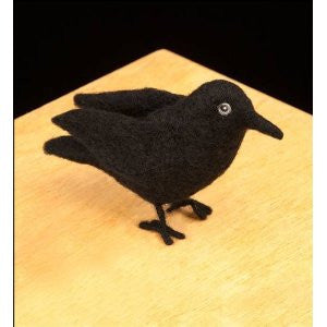WoolPets Raven Needle Felting Craft Kit