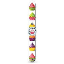 Watchitude Slap Watch-Cupcakes