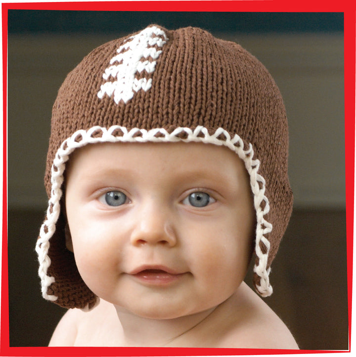 Football Hat Brown for 2-3 yrs