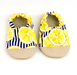 Yeti Moccs - Non-Slip Lemon Baby Moccs