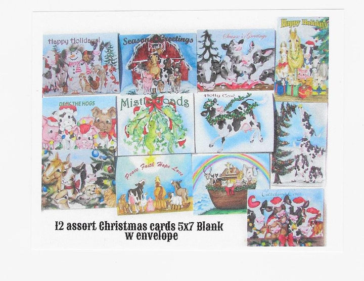 Christmas Cards assorted 12 pack