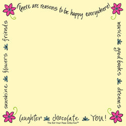 Gently Spoken - Happy - Sweet Sayings Notepad